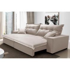 Imagem de Sofá Retrátil E Reclinável Com Molas Ensacadas Cama Inbox Prime 2,32M