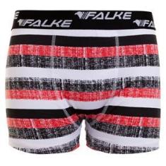 Imagem de Cueca Box Estampadas Falke Microfibra Kit com 12 Masculino