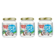 Imagem de Kit 3Uni Óleo De Coco Sem Sabor Coco Show 200Ml - Copra