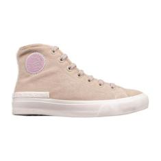 Imagem de Tênis Coca Cola Sunset Suede Hi Feminino Areia e Rosa