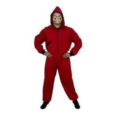 Imagem de Fantasia La Casa De Papel Adulto Unisex Cosplay Com Máscara - Vendaval