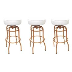 Imagem de Kit 3 Unidades Banqueta Altura 65cm Bar Girat ria Cor Cobre A