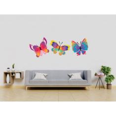 Imagem de Adesivo De Parede Decorativo Borboleta Trio 40x100cm