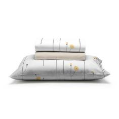 Imagem de Jogo De Cama Solteiro Algodão 200 Fios 3 Peças Estampado - Fiori