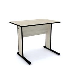 Imagem de Mesa p/ escritório 92X61 pandin maxxi - nogueira/preto