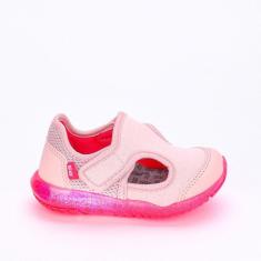 Imagem de Tênis Infantil Kidy Flex Light Calce Fácil Rosa Neon