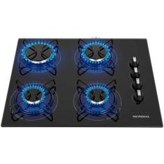 Imagem de Cooktop a Gás 4 Bocas Mondial  Bivolt Preto, Bivolt