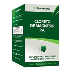 Imagem de Cloreto De Magnésio P.a 500mg 100 Cápsulas Macrophytus