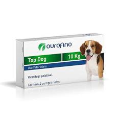 Imagem de Vermífugo Top Dog 10kg 4 Comprimidos - Ourofino