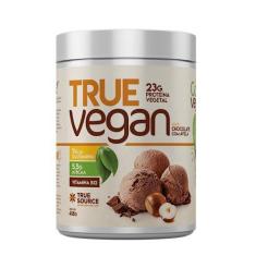 Imagem de Kit 2X: Proteína True Vegan Chocolate com Avelã True Source 418g