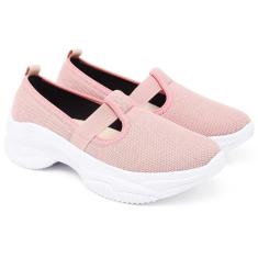 Imagem de Tênis Feminino Calce Facil Confortavel e Bonito Academia e Caminhada-Feminino