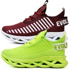 Imagem de Kit 2 Tênis Easy Style Feminino Evoltenn Solado Trançado Moderno-Feminino