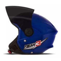 Imagem de Capacete Aberto Pro Tork New Liberty 3 Three  Viseira Fumê, AZUL