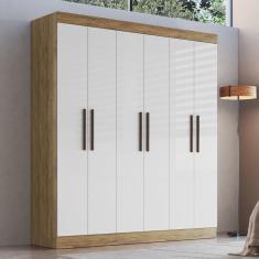 Imagem de Guarda-roupa New Xangai 6 Portas 2 Gavetas Internas