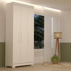 Imagem de Guarda Roupa Solteiro 82,60cm 3 Portas Flex Color 100% Mdf Papoulas Es