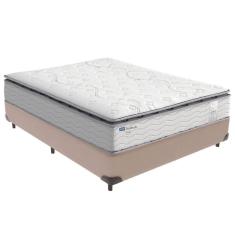 Imagem de Cama Box Casal E Colchão Molas Ensacadas Amsterdã Probel Cor:bege