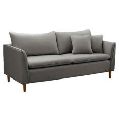 Imagem de Sofá Living Kassia 2 lugares 2,04m Cinza LansofBr - Lansof Brasil