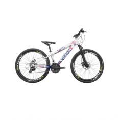 Imagem de Bicicleta Vikingx Aro 26 Câmbios Importados 21v Vmaxx Prata Azul