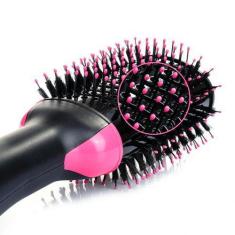 Imagem de Escova Secadora Oval Modeladora Efeito Chapinha Secador De Cabelo ORIG