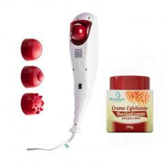 Imagem de Kit Massageador Elétrico Profissional Com Infravermelho 110v + Creme E