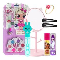 Imagem de Kit Maquiagem Infantil Batom Sombra Bolha De Sabão Divertido - nova av