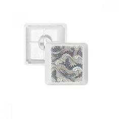 Imagem de DIYthinker China Blue Dragon Wave Line Painting Repeat Keycap Teclado Mecânico PBT Gaming Upgrade Kit