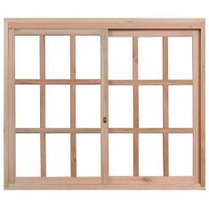 Imagem de Janela com Caixilhos Vidros Quadriculados de Correr Rondosul