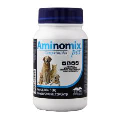 Imagem de Aminomix Pet 120 Comprimidos Vetnil Cães e Gatos