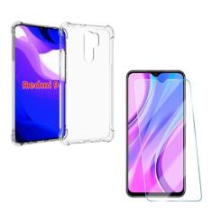 Imagem de Capa Capinha Antichoque Compatível Xiaomi Redmi 9 + Película Vidro Temperado