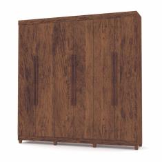 Imagem de Guarda Roupa Casal 6 Portas Elegance 1003780 Imbuia Rustico Vila Rica