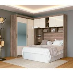 Imagem de Guarda Roupa Santos Andira Paris De Canto 6 Portas