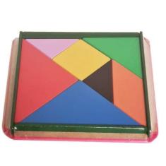 Imagem de Tangram Quebra-Cabeça Educativo E Pedagógico Em Mdf - Tralala
