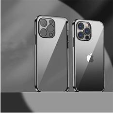 Imagem de Estojo macio transparente folheado para iPhone 13 Pro Max 12 11 XR X XS Max 8 7 Plus 13Pro 14 Capa protetora ultrafina à prova de choque, T7, para iPhone 12Pro MAX