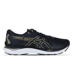 Imagem de Tênis Asics Gel Meteora Esportivo Masculino Preto Dourado
