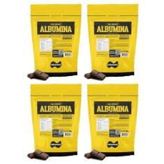 Imagem de Kit 4x Albumina Naturovos 1kg Chocolate