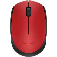 Imagem de Mouse Logitech M170 - Sem Fio - 1000 Dpi - 3 Botoes - Vermelho