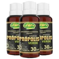 Imagem de Kit 3 Extrato de Própolis Verde Unilife 30ml