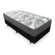 Imagem de Cama Box Solteiro + Colchão de Molas Ensacadas Ortobom ISO SuperPocket 88cm