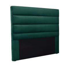 Imagem de Cabeceira Cama Box Queen 160 cm Arles Veludo Verde S04 - D`Rossi