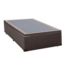 Imagem de Base Box Baú Solteirão Blindado Corino Linhão Café 36X108X188 AN