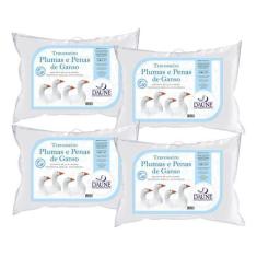 Imagem de Kit 4 Travesseiros Padrão Hotelaria - Daune