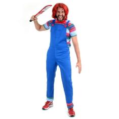 Imagem de Fantasia Boneco Assassino Adulto Halloween