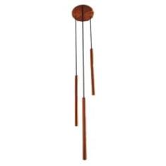 Imagem de Pendente Redondo Tubo Alumínio 50 X 5 X 200 Marrom - Belly Lustre