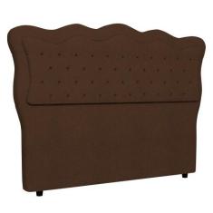 Imagem de Cabeceira Casal Queen Cama Box 160cm Oregon I02 Bouclê Marrom - Mpozen
