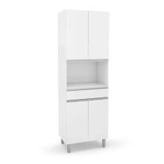 Imagem de Paneleiro 4 Portas 1 Gaveta Top Class Batrol Móveis Branco