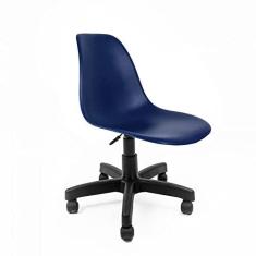 Imagem de CADEIRA EAMES PP AZUL BIC OFFICE PRETO
