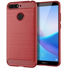 Imagem de Capa para Huawei Y6 2018, com sensação suave, proteção total, anti-arranhões e impressões digitais + capa de celular resistente a arranhões para Huawei Y6 2018