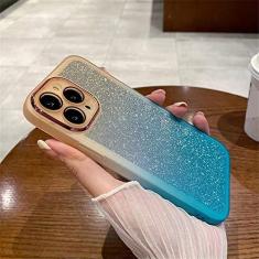 Imagem de Capa de telefone transparente gradiente arco-íris para iPhone 14 13 12 11Pro Max XS Max X XR Plus Capa de silicone à prova de choque com protetor de câmera, S5, para iPhone 12
