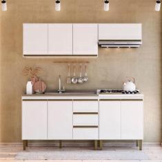 Imagem de Cozinha Completa Margarida 8 PT 3 GV Branca