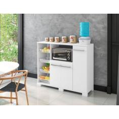 Imagem de Balcao de Cozinha Fruteira Quenia Branco Brienza - Brienza Movelaria
